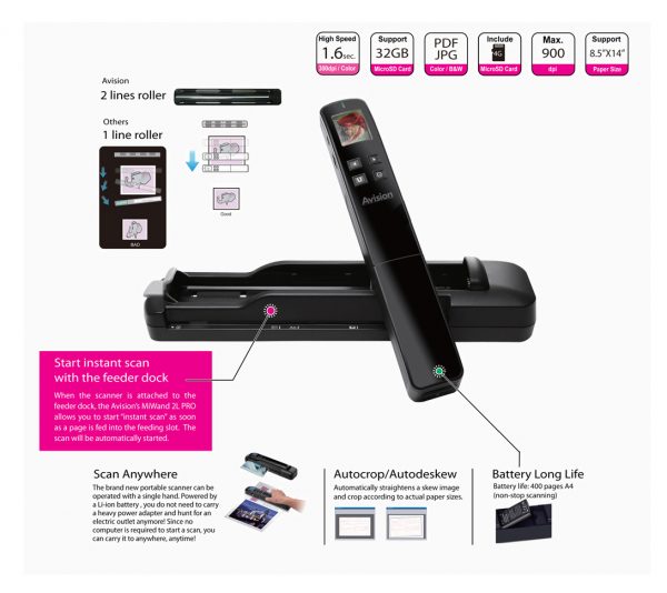 Avision MiWand 2 Pro WiFi Scanner