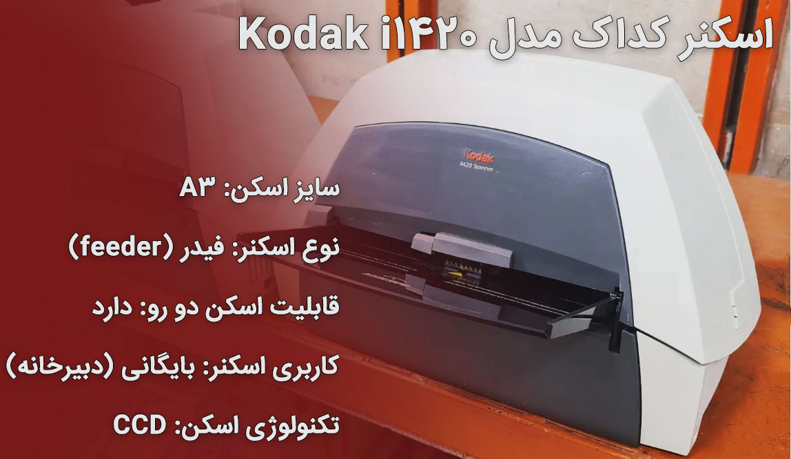 اسکنر کداک مدل Kodak i1420