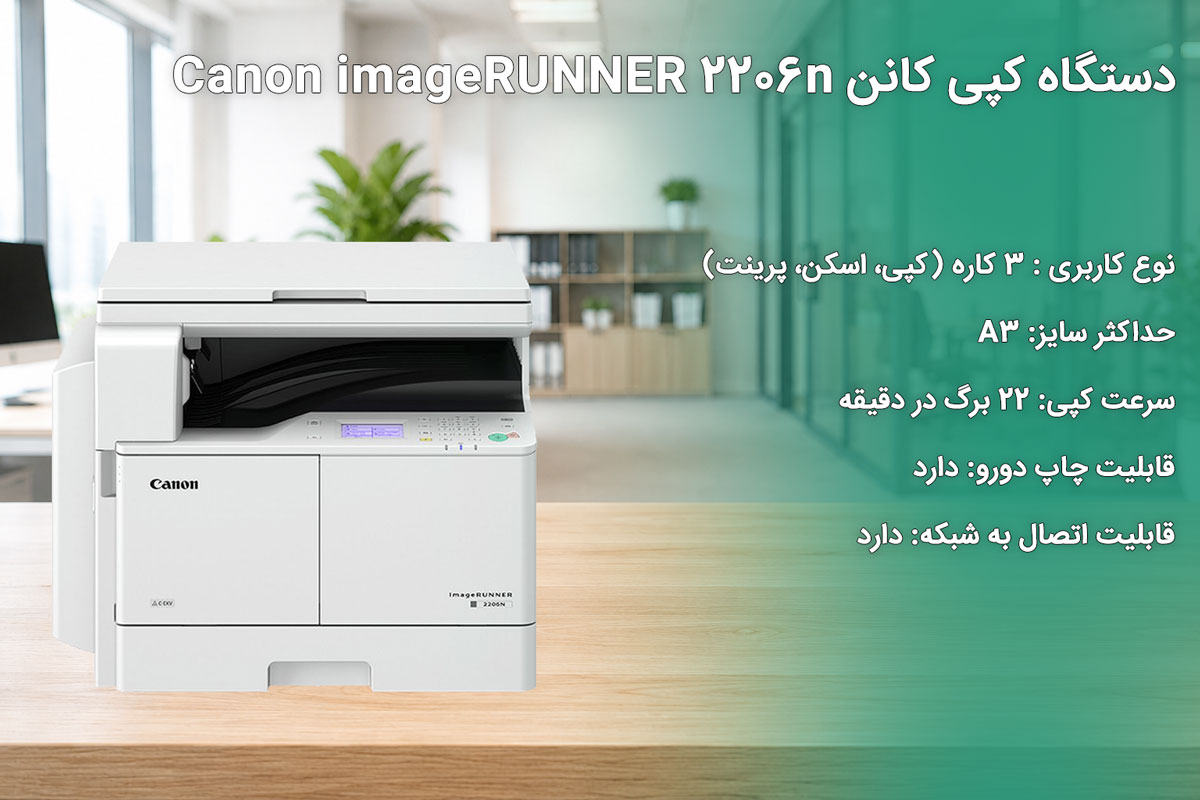 دستگاه کپی کانن Canon imageRUNNER 2206n