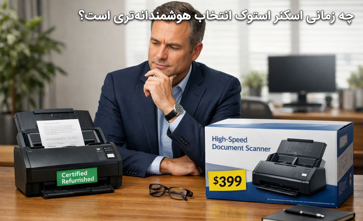 چه زمانی اسکنر استوک انتخاب هوشمندانهتری است؟
