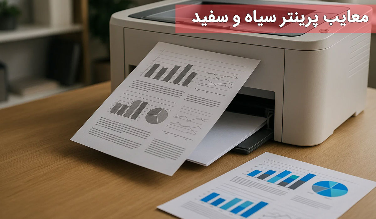 معایب پرینتر سیاه و سفید