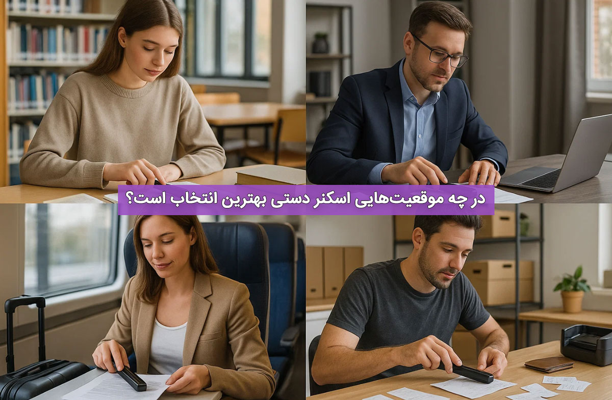 در چه موقعیتهایی اسکنر دستی بهترین انتخاب است؟