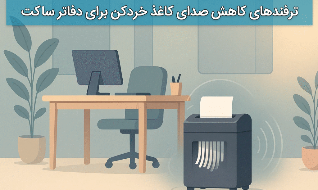 ترفندهای کاهش صدای کاغذ خردکن برای دفاتر ساکت