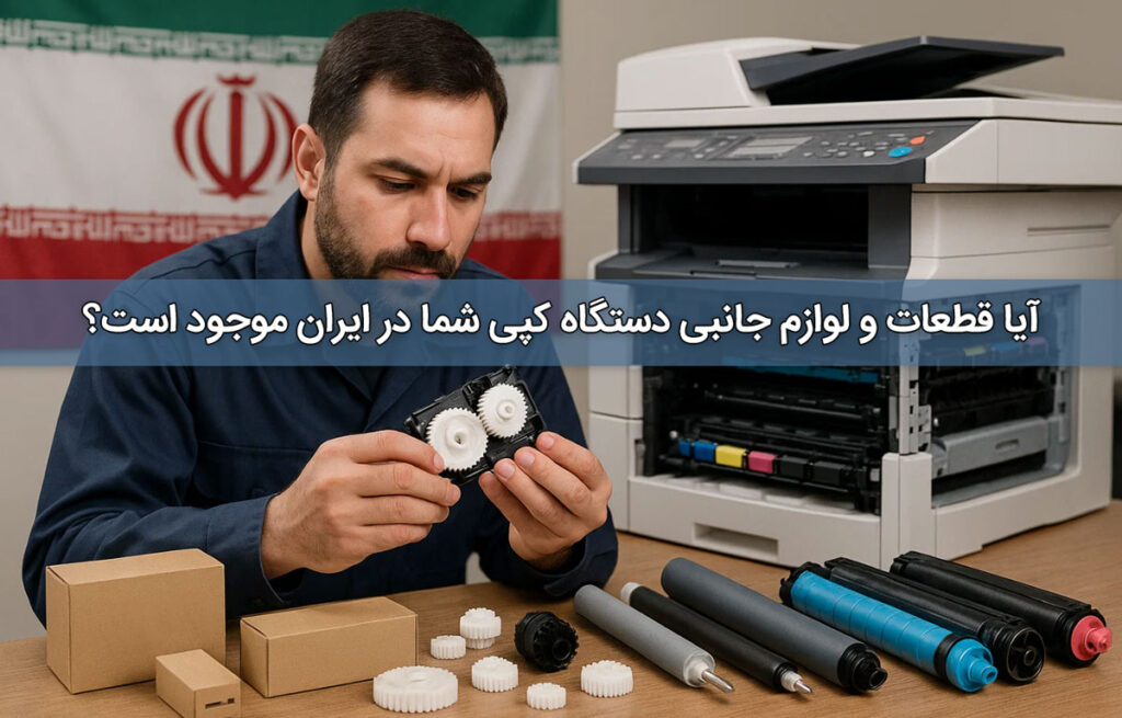 آیا قطعات و لوازم جانبی دستگاه کپی شما در ایران موجود است؟