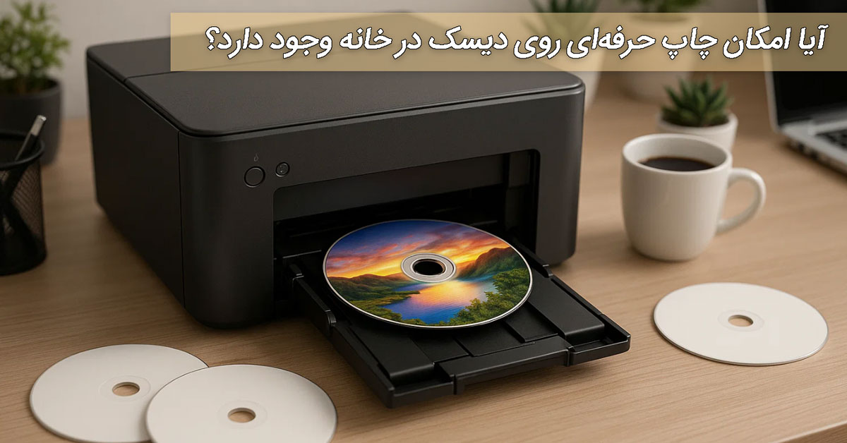 آیا امکان چاپ حرفه‌ای روی دیسک در خانه وجود دارد؟