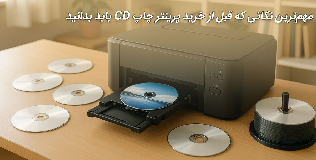مهم‌ترین نکاتی که قبل از خرید پرینتر چاپ CD باید بدانید
