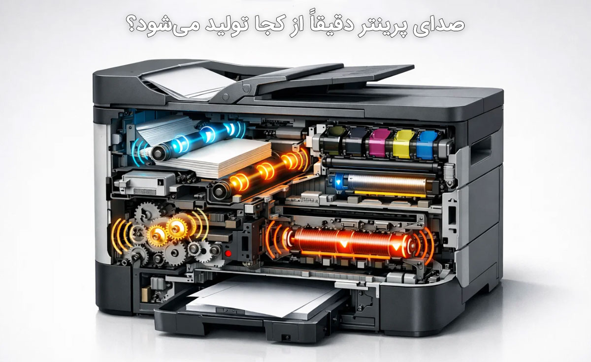 صدای پرینتر دقیقاً از کجا تولید میشود؟