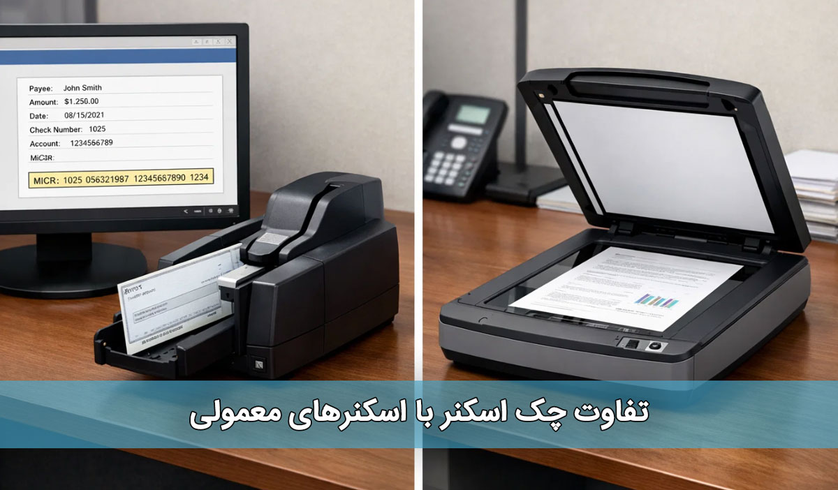 تفاوت چک اسکنر با اسکنرهای معمولی