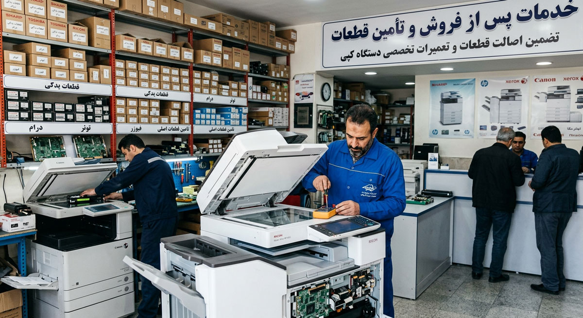 خدمات پس از فروش و تأمین قطعات در بازار ایران