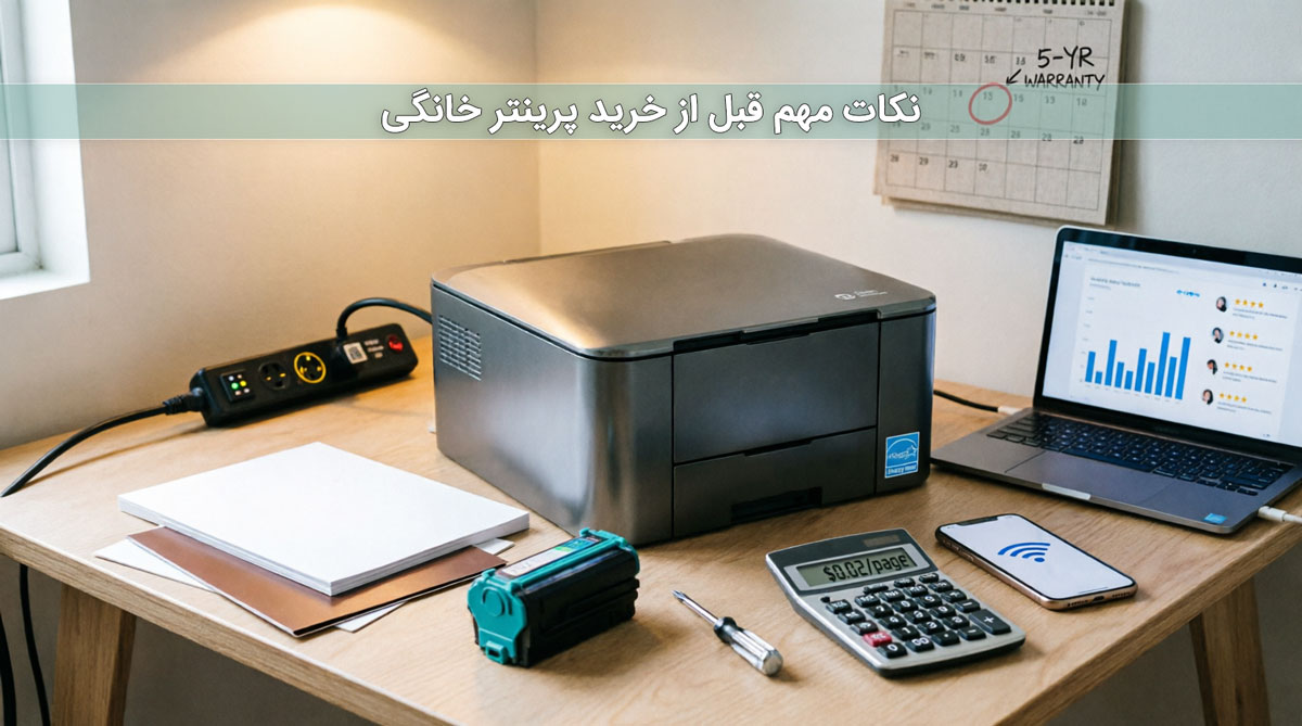 نکات مهم قبل از خرید پرینتر خانگی