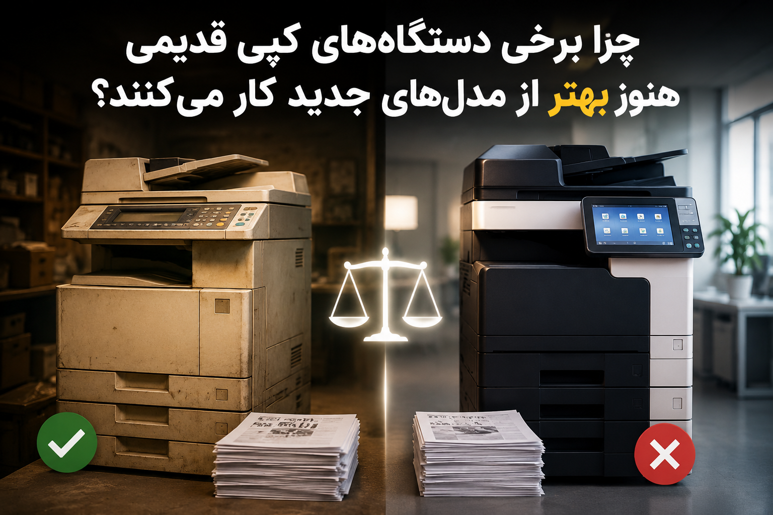 چرا برخی دستگاههای کپی قدیمی هنوز بهتر از مدلهای جدید کار میکنند؟