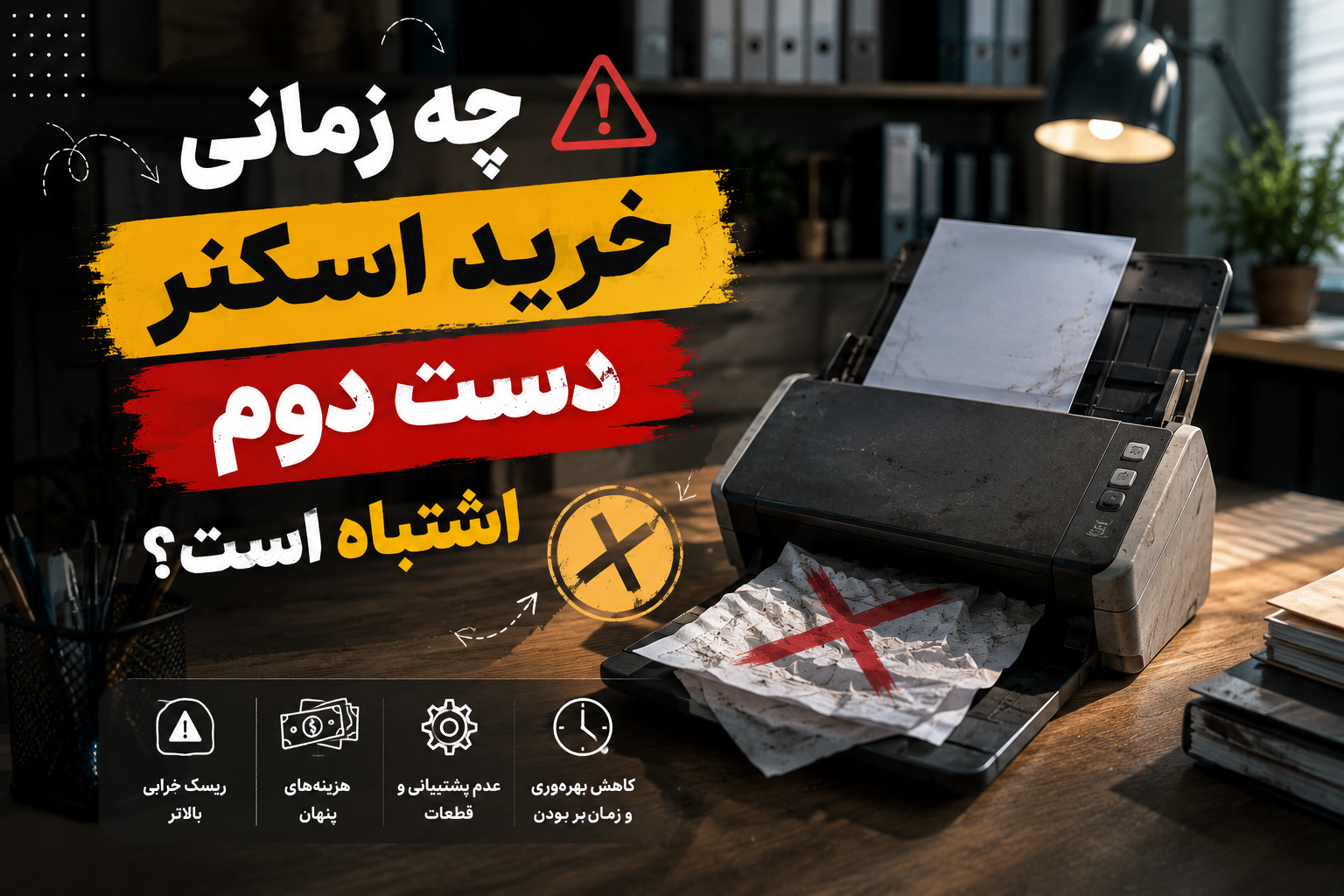 چه زمانی خرید اسکنر دست دوم اشتباه است؟
