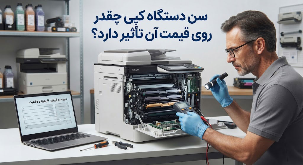 سن دستگاه کپی چقدر روی قیمت آن تأثیر دارد؟