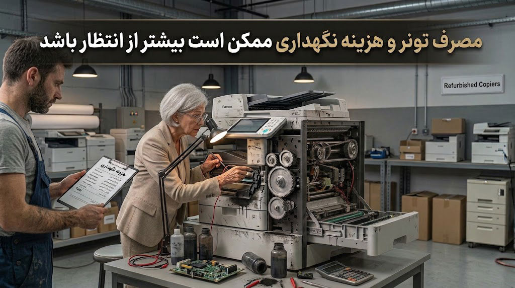 مصرف تونر و هزینه نگهداری ممکن است بیشتر از انتظار باشد