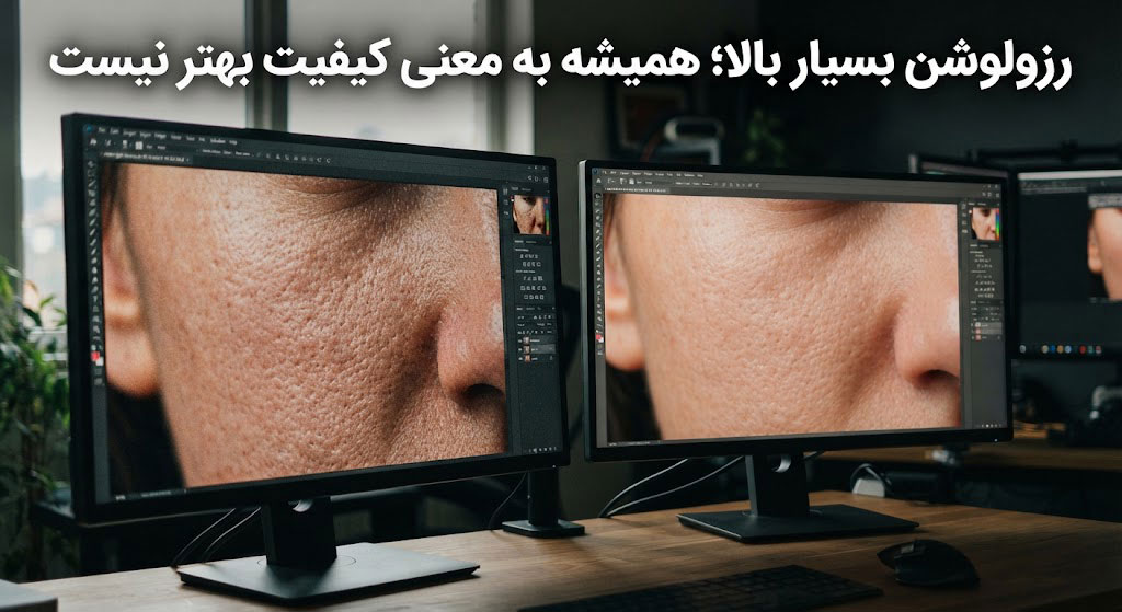 رزولوشن بسیار بالا؛ همیشه به معنی کیفیت بهتر نیست