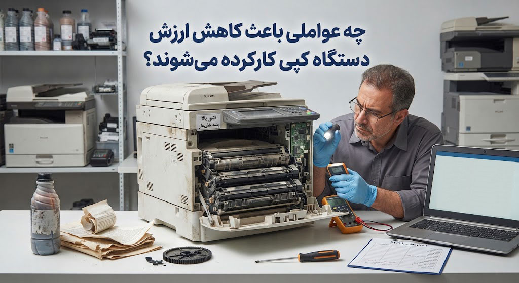 چه عواملی باعث کاهش ارزش دستگاه کپی کارکرده میشوند؟